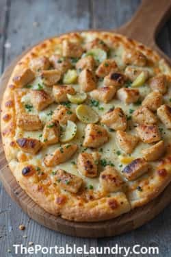 11. Garlic Parmesan Flatbread Pizza