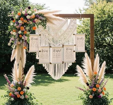 11. Handwritten Linen Scroll Vows