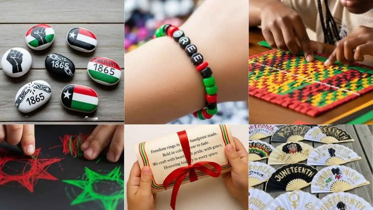12 DIY Juneteenth Crafts for Kids & Families-featured