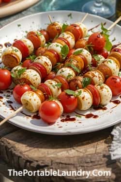 12. Caprese Salad Sticks