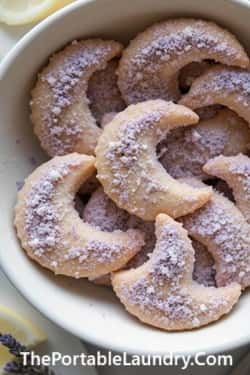 12. Lemon Thyme Shortbread Moons