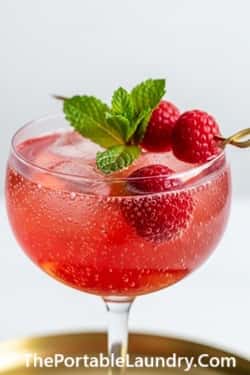 12. Raspberry Mint Spritz
