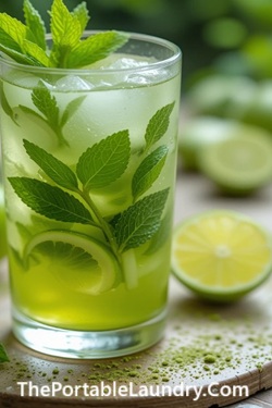 12. Tropical Matcha Mojito