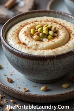 13. Chai Spiced Rice Pudding with Pistachios