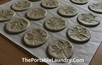 13. Clay + Nature Impressions