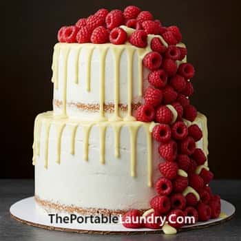 14. White Chocolate Raspberry Cake