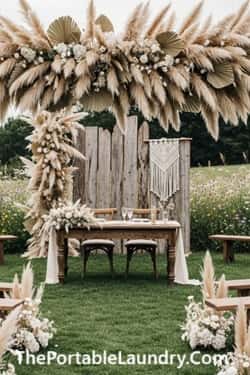 16. Dried Floral Cloud Installations
