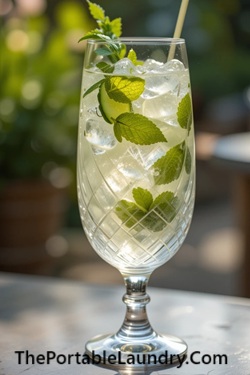 2. Cucumber Mint Gin Fizz