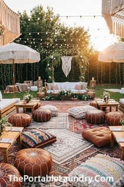 2. Moroccan Lounge Corners for Guests