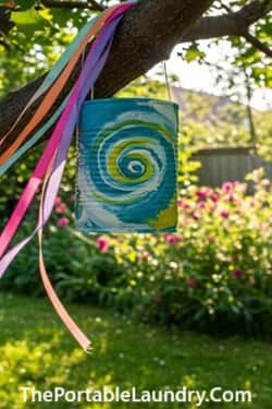 2. Patriotic Windsock from a Tin Can