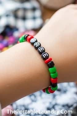 3. Beaded Pride Bracelets