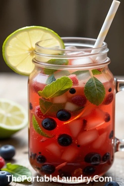 3. Berry Smash Mojito