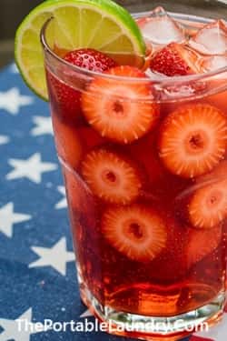 3. Strawberry Sparkle Soda