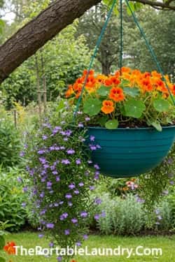 3. Umbrella Tree Swing Planter