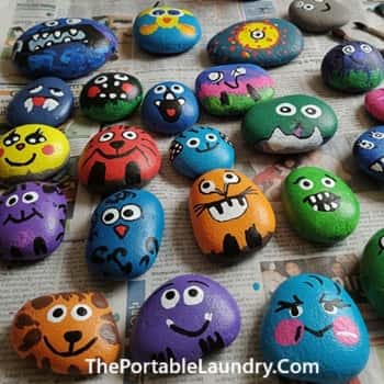 4. Painted Rock Animals