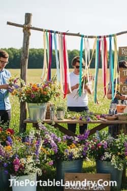 4. Wildflower & Herb Bouquet Bar