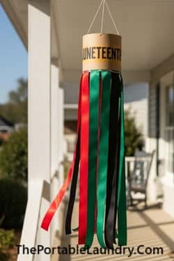 5. DIY Juneteenth Windsocks