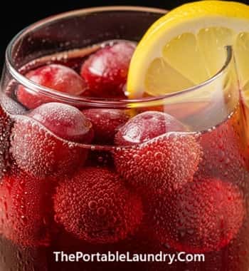 5. Sparkling Red Grape Spritzer