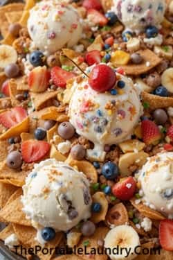 6. Banana Split Nachos (Yes, Really!)