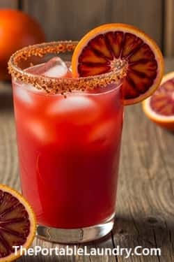 6. Blood Orange Agua Fresca