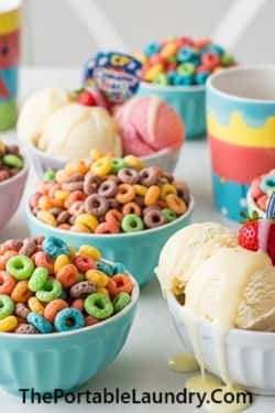6. Cereal Lover’s Sundae Station