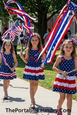 6. Ribbon Wands for Little Parade Goers