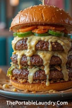 6. Smash Burgers with Jalapeno Mayo