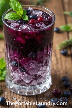 7. Blueberry Basil Smash
