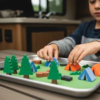 7. Magnetic Camping Scene Boards