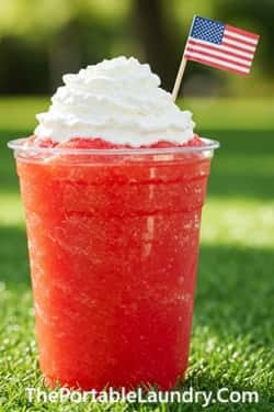 7. Watermelon Slushy Cups