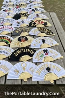 8. Juneteenth Celebration Fans
