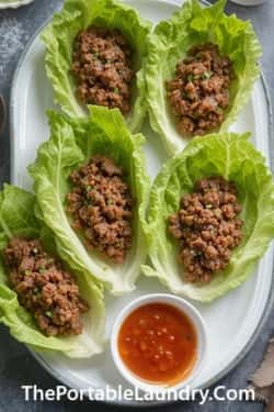 8. Korean Beef Lettuce Wraps