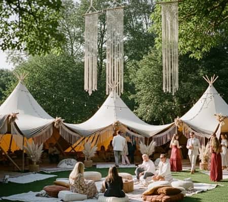 8. Tepee-Style Chill Zones