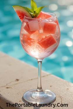 8. Watermelon Rose Spritzer
