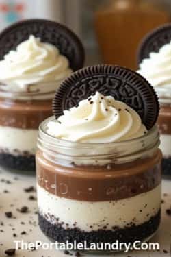 9. No-Bake Nutella Cheesecake Jars