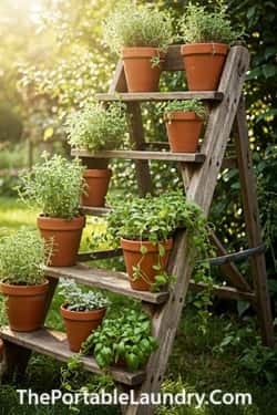 9. Stepladder Plant Library