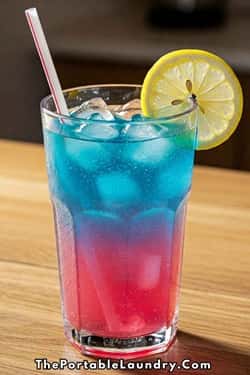 Homemade Summer Skies Drink - presented