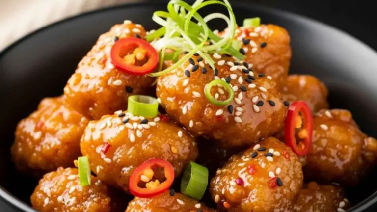 Korean Twist Hot Honey Chicken Bowl Recipe-featured