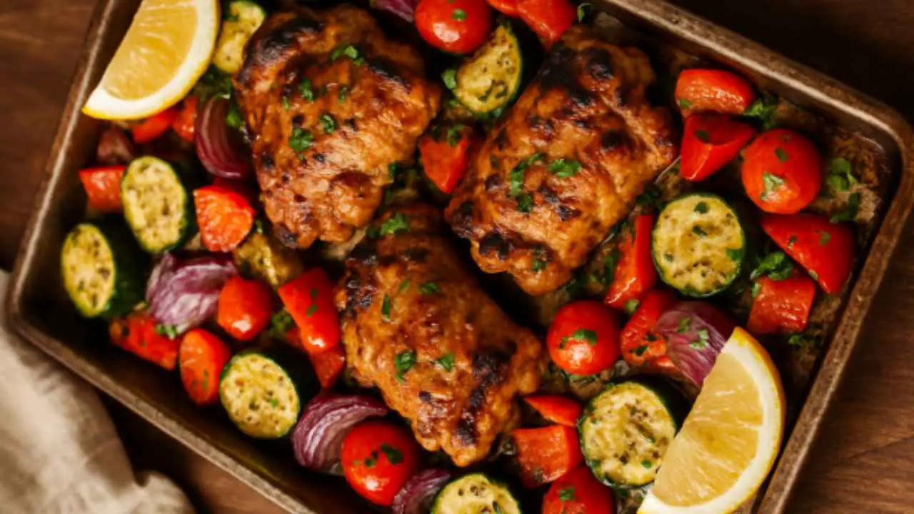 sheet pan to grill one tray grilled dinner