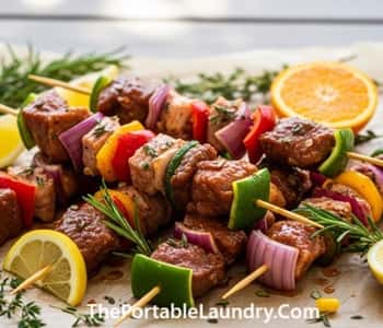 Skewers for Lazy Summer Nights - presented