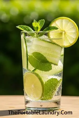 1. Cucumber Lime Sparkle