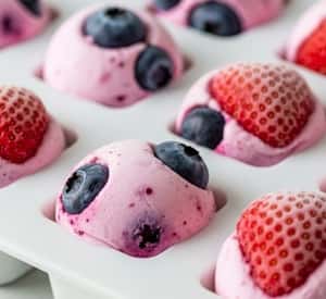 1. Frozen Yogurt Berry Bites