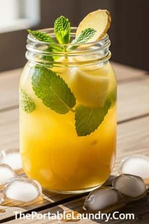 1. Pineapple Ginger Coconut Cooler