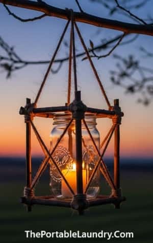 1. Twig + Twine Lantern Holders