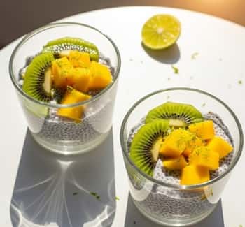 10. Coconut Lime Chia Pudding Cups