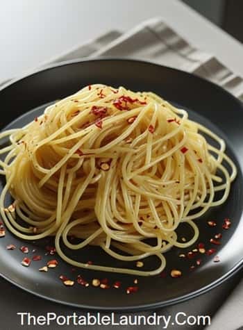 10. Spaghetti Aglio e Olio with Chili Crisp