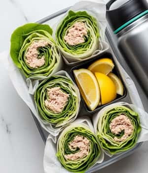 10. Tuna Salad Lettuce Wraps (No Mayo!)