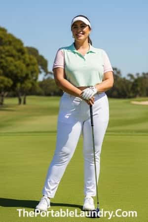 11. Ankle Grazer Performance Pants + Cropped Polo