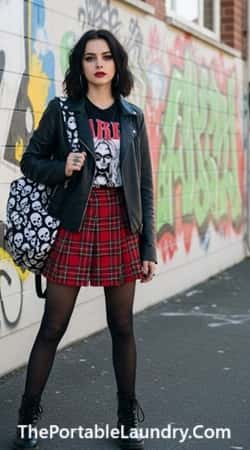 11. Rock Star Girl in Edgy Layers