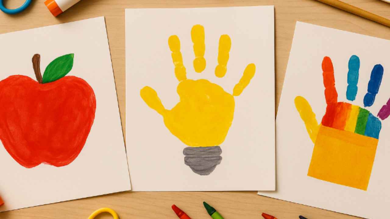 12 Handprint Back To School Craft Ideas For Kids Of All Ages